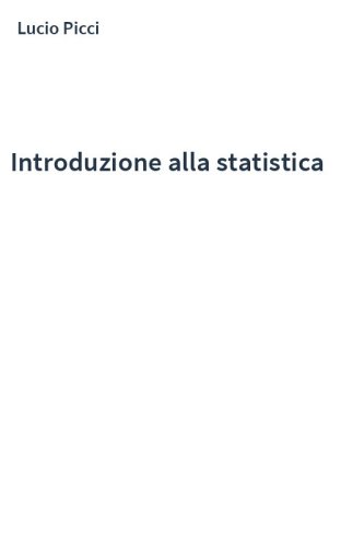 Introduzione alla statistica