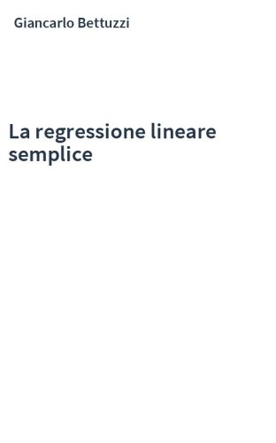 La regressione lineare semplice