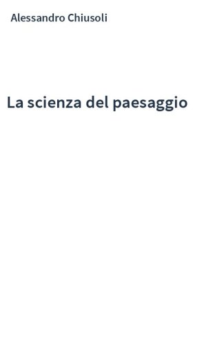 La scienza del paesaggio