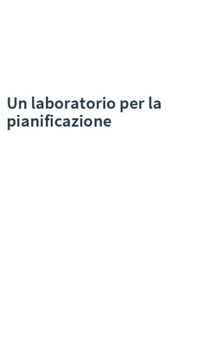 Un laboratorio per la pianificazione