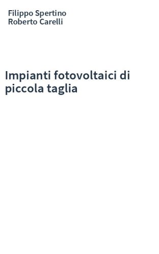 Impianti fotovoltaici di piccola taglia