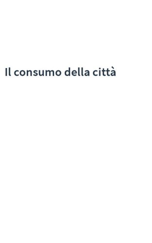 Il consumo della città