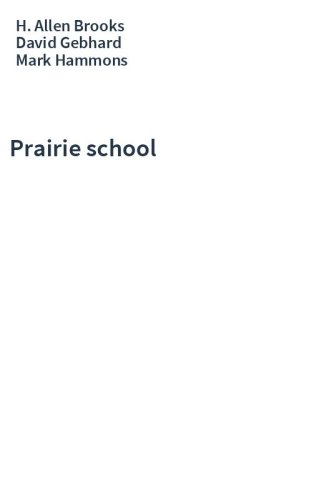 Prairie school
