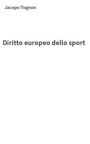 Diritto europeo dello sport