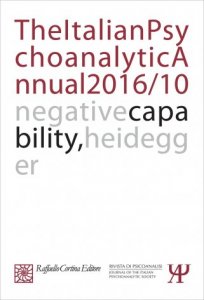 The Italian Psychoanalytic Annual X 2016. Rivista di Psicoanalisi