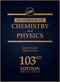 CRC Handbook of Chemistry and Physics