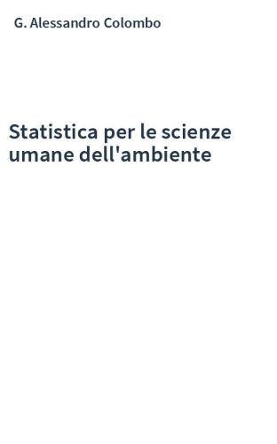 Statistica per le scienze umane dell'ambiente
