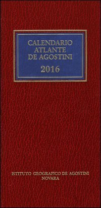 Calendario atlante De Agostini 2016