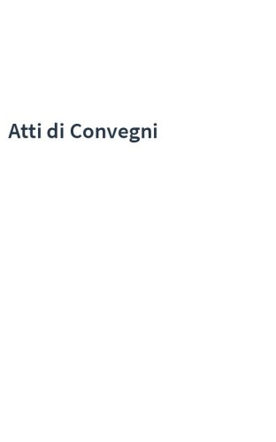 Atti di Convegni