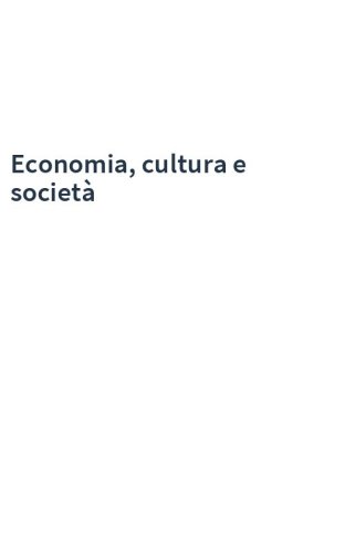 Economia, cultura e società