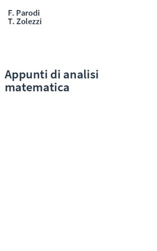 Appunti di analisi matematica