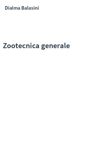 Zootecnica generale