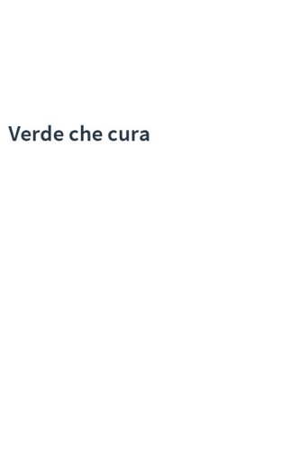 Verde che cura