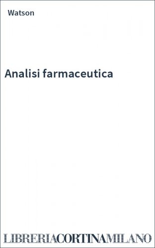 Analisi farmaceutica