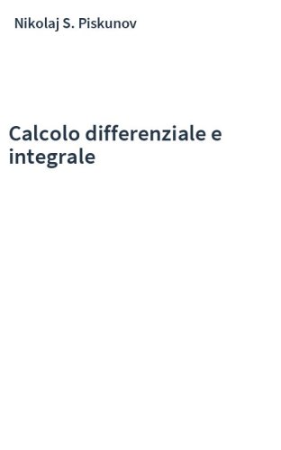Calcolo differenziale e integrale