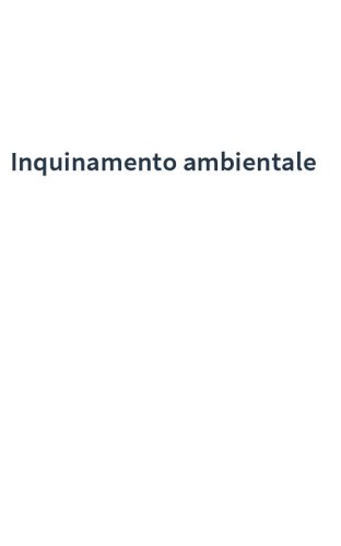 Inquinamento ambientale