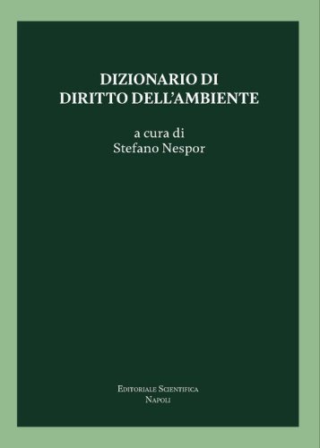 Dizionario di diritto dell'ambiente