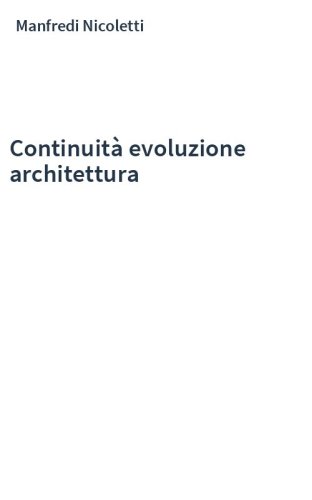 Continuità evoluzione architettura