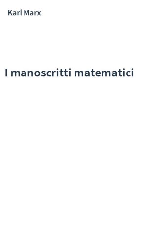 I manoscritti matematici