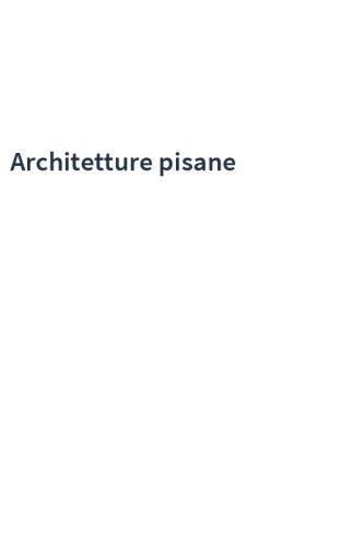 Architetture pisane