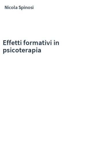 Effetti formativi in psicoterapia