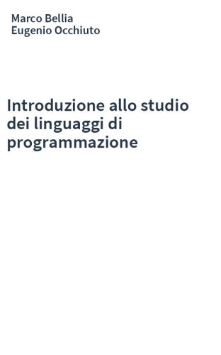 Introduzione allo studio dei linguaggi di programmazione