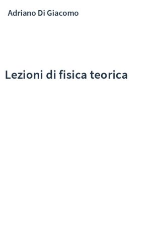Lezioni di fisica teorica