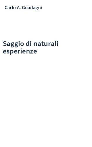 Saggio di naturali esperienze