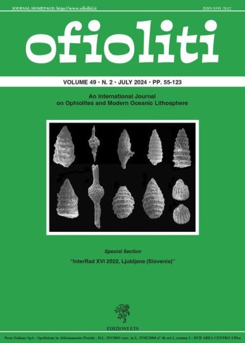Ofioliti. An international journal on ophiolites and modern oceanic lithosphere