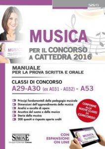 Musica per il concorso a cattedra 2016