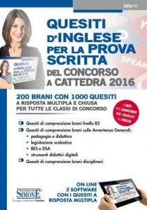 Quesiti d'inglese per la prova scritta del concorso a cattedra 2016