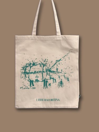 Tote Bag LIBRERIA CORTINA (Disegno Via Festa del Perdono)