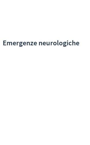Emergenze neurologiche