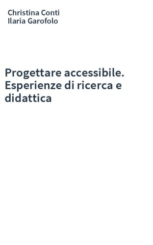 Progettare accessibile. Esperienze di ricerca e didattica