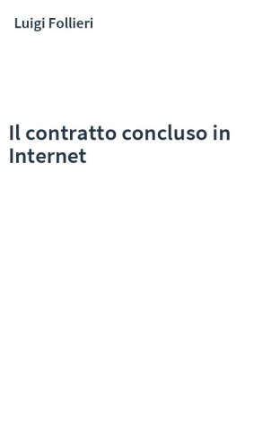 Il contratto concluso in Internet