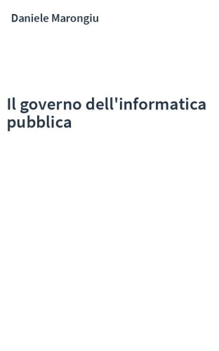 Il governo dell'informatica pubblica