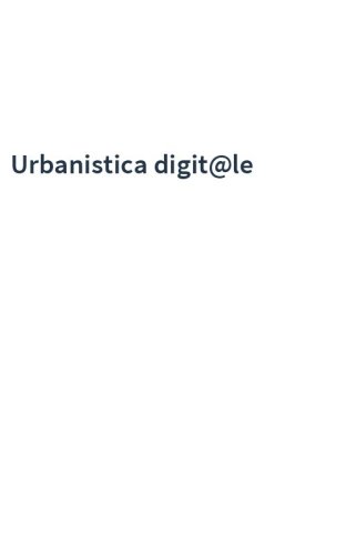 Urbanistica digit@le