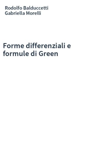 Forme differenziali e formule di Green