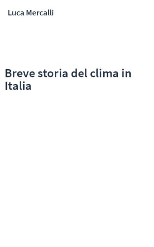 Breve storia del clima in Italia