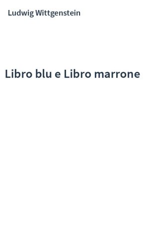 Libro blu e Libro marrone