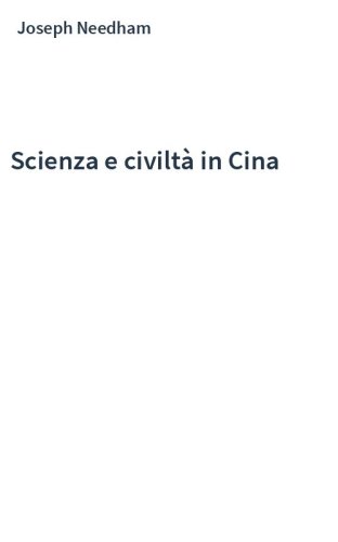 Scienza e civiltà in Cina