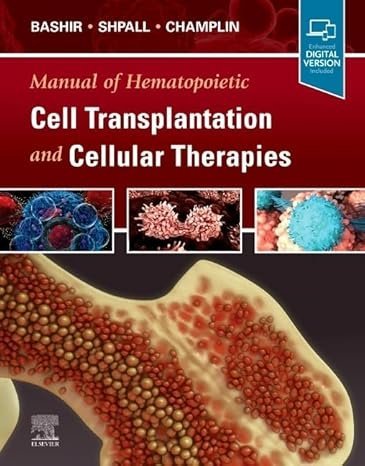 Manual of Hematopoietic Cell Transplantation and Cellular Therapies