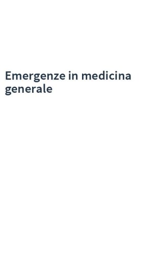 Emergenze in medicina generale