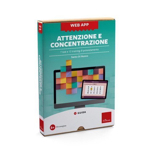 Attenzione e concentrazione. 7 test e 12 training di potenziamento. Web app