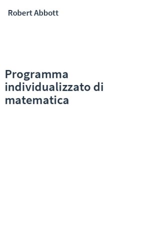 Programma individualizzato di matematica