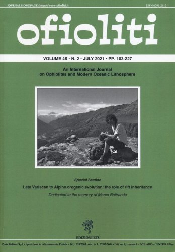 Ofioliti. An international journal on ophiolites and modern oceanic lithosphere