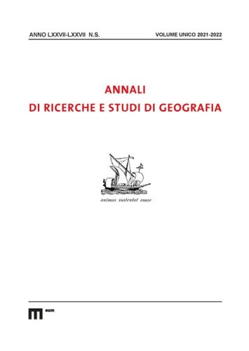 Annali di ricerche e studi di geografia (2021-2022)