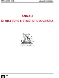 Annali di ricerche e studi di geografia. Nuova serie