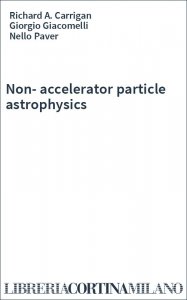 Non-accelerator particle astrophysics