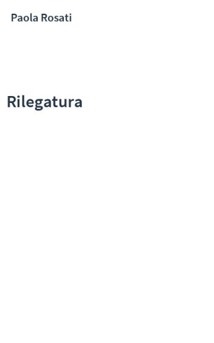 Rilegatura